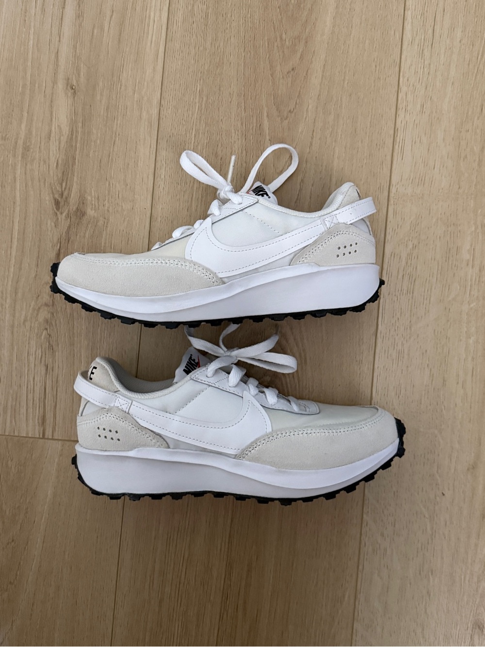 Nike White/Sail Retro Runner Sneakers